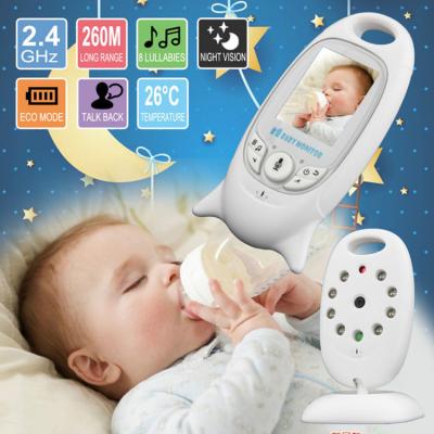 China Music Player 2 Way Audio Built-in Camera 2.0 Inch LCD Li-polymer Battery Bebe Cam Baby Monitor Video for sale