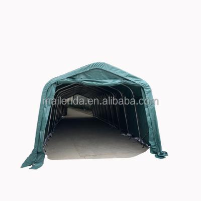 China Tube Type Tent Stake 3.3x16m Parking Lot Storage Tent Garage Tent PVC for sale