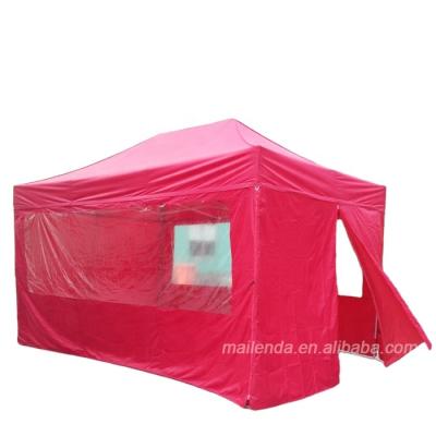 China Polyester with PA PU PVC Coating 4x8m Outdoor Large Exhibition Gazebo Folding Tent for Event Trade Show Canopy Advertising Tent for sale