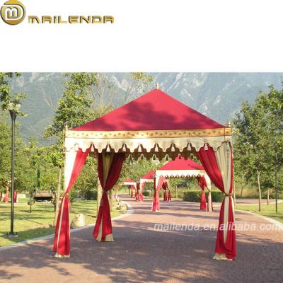 China Tube Type Tent Stake 2.8x2.8m Pergola Tent Indian Exotic Tent Wedding Tent for sale