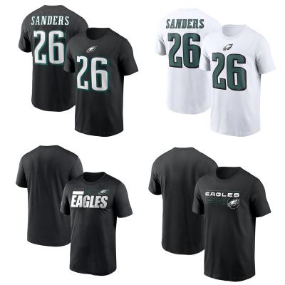 China Custom nfl t-shirts philadelphia eagles tank top nfl football jersey american football uniforms nfl tank top antibacterial sports men's T-shirts for sale