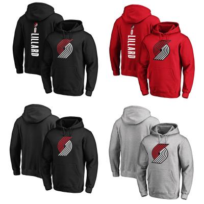 China Custom Antibacterial Mens Damian Lillard Tank Top Portland Trail Basketball Blazers Basketball Uniform Hoodie for sale