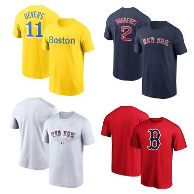 China Custom Made Boston Red Sox Baseball Shirt Antibacterial Sports T-shirt Baseball Tank Top Mens Baseball T-Shirt for sale