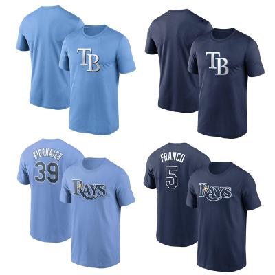 China Custom Antibacterial Sports T-shirt Mens Baseball Tank Top Tampa Bay Baseball Shirt Rays Baseball T Shirt for sale