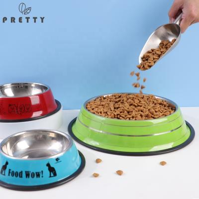 China Viable Factory Wholesale OEM Pet Food Container With Bowl All Kinds Of Design Dog Bowl Welcome To Customize Pet Bowls for sale