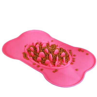 China Viable Silicone Slow Feeder Mats For Cats Amzon Hot Sales Slow Down Non Slip Mats Slow Down Eating For Dogs for sale