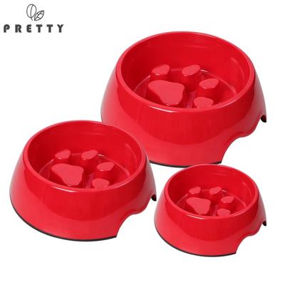 China Slow Stocked Dog Feeder Drinking Pet Bowl Preventing Clogging Non-Toxic Durable Eco-Friendly Pet Bowls Design Healthy Bowl For Dog for sale