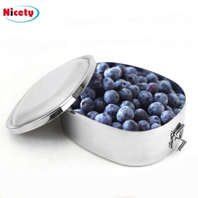 China Large Capacity Freshness Keeping Food Lunch Box For Workers Stainless Steel Bento Lunch Box For Outdoor Commuting for sale