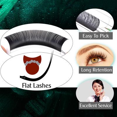 China Natural LashPlus Super Light Dense Handmade Tops 8-18mm 0.15 0.20 Silk Flat Classic Eyelash Extensions for sale