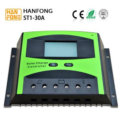 China 30A PWM Solar Charge Controller Smart LCD 12V/24V Auto Charge controller ZUNAU CY2430 for sale