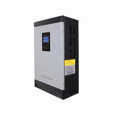 China 2kva Grid hybrid solar power inverter with pwm controller and pure sine inverter install in home for solar power enegery for sale