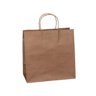 China Recycled Materials Logo Takeaway Craft Paper Shopping Custom Recycled Biodegradable Recyclable Bags Customized Paper Bag for sale