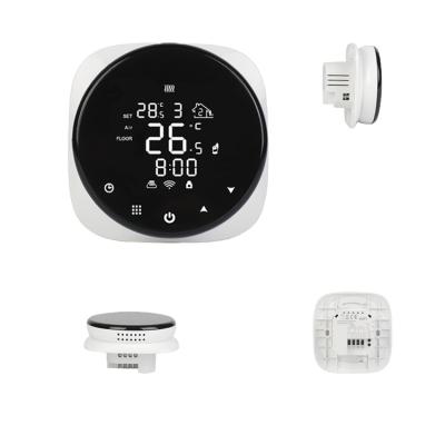 China Modern indoor digital controller tuya tuya wifi wifi fan coil wireless thermostat for heating and cooling system for sale