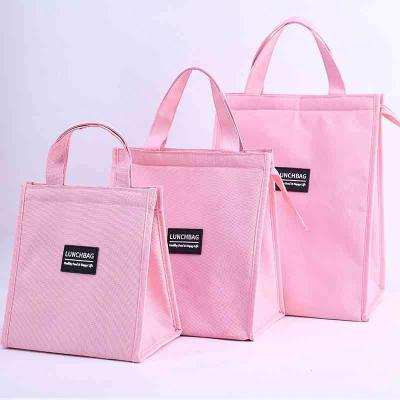 China Waterproof Multi Function Oxford Lunch Box Tote Waterproof Portable Grocery Bag Cooler Label Logo Bag for sale