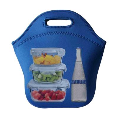 China Waterproof Insulated Reusable Neoprene Lunch Box Bag For Kd Or Girls for sale