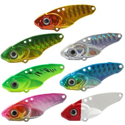 China Matel Metal Lure Vibration Vibe Bass Pike Perch Fishing Bionic Artificial Metal Sinking Bait for sale