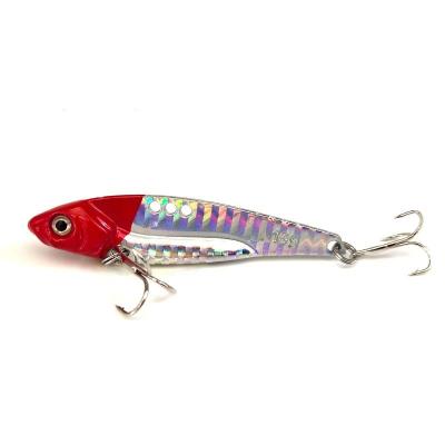 China Matel Accessories Artificial Blade 3D Hard Metal Vib Fishing Lure Fishing Vibration Sinking Baits for sale