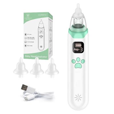 China ABS Plastic Electrified Nasal Aspirator With 3-Gear Baby Nasal Aspirator Adjustable Care Nasal Cleaner Baby for sale