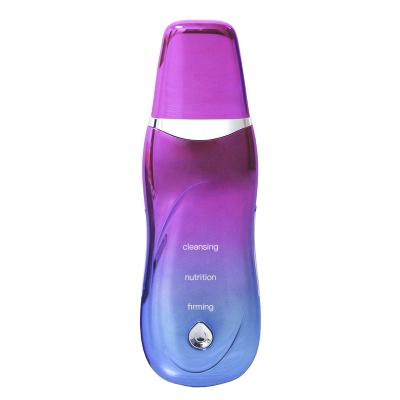 China 2021 Anti-Puffiness Women Electrified Beauty Device Exfoliating Face Scrubber Ultrasonic Skin Scrubber for sale