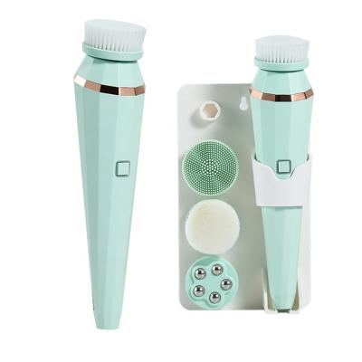 China Acne Treatment Electrified Facial Cleansing Brush Exfoliating Spinning Brush Device Equipment Deeping Cleansing Brush for sale