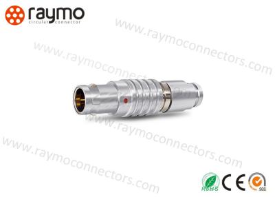 China IP50 os conectores push pull plásticos circulares Chrome natural chapearam à venda