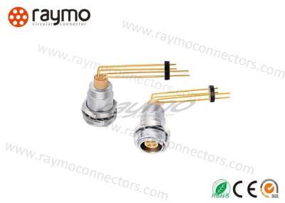 China Audio Vedio Cable ECG EGG Circular Push Pull Connectors 90 Degress for sale