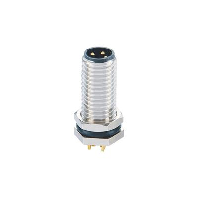 Cina Connettore circolare miniatura M8 3 Pin Female Connector del supporto del pannello M8 in vendita