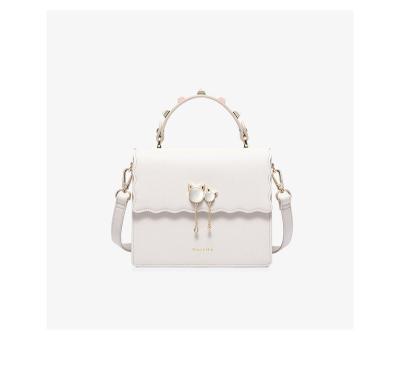 China Wholesale new generation simple cross hair handbag pearl cat bag bun shoulder female bag little bag for sale