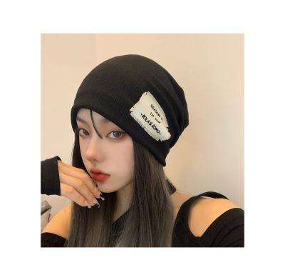 China Four Seasons Central Institute of Statistics South Korea Knitted Net Red Female Cold Wind Cap Warm Cold Couples Retro Hat for sale