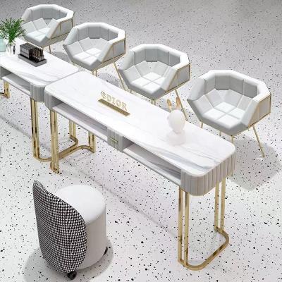 China Modern nail salon factory wholesale nail table spa beauty spa nail table for nail salon furniture for sale