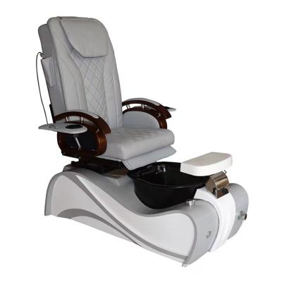 China Beauty salon factory wholesale best quality luxury pedicure spa massage chair with bowl for nail salon furniture for sale