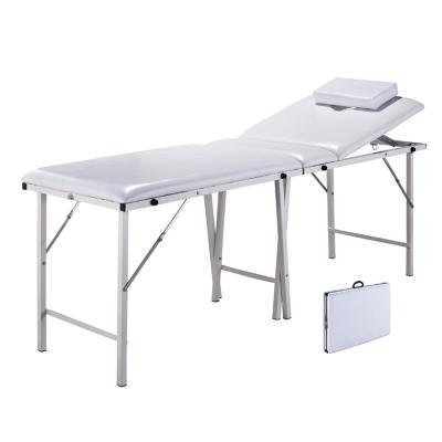 China Wholesale simple portable beauty salon facial bed folding facial bed for sale for sale