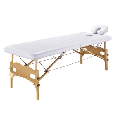 China Wholesale Simple Beauty Salon Massage Table Folding Beauty Bed For Beauty Salon for sale