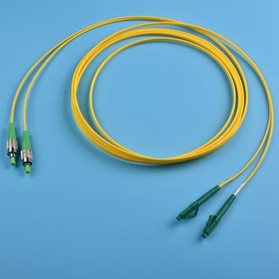 China Fiber Optic Patch Cord Cable SM Duplex 1m Price LC/APC-FC/APC-DX for sale