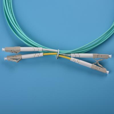 China fiber optic patch cord om3 LC outdoor LC to LC 2m 200m mm 15m multimode LC-LC-OM3-DX for sale