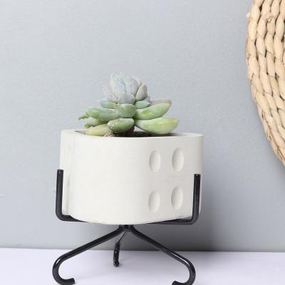 China Easy to release cement pot mold DIY mold for concrete pots silicone beton plant mold for sale