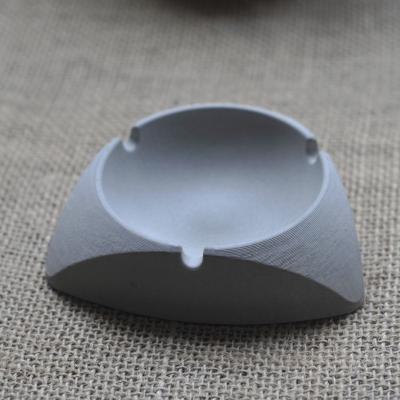 China Making Flower Pots Small DIY Concrete Tobacco Tray Molds Concrete Handmade 3D Ashtray Molds Silicone Mold for sale