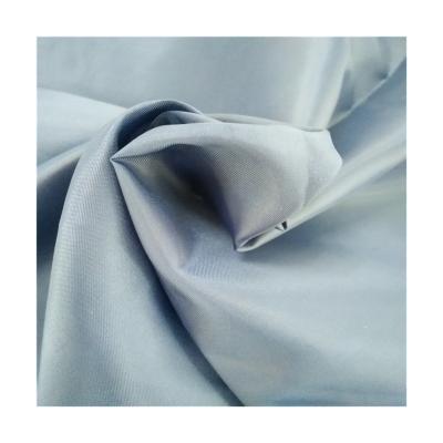 China Waterproof high quality medium weight 190T polyester taffeta coated silver fabric for tent and clothing for sale