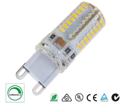 China 2.5W silicone AC220V G9 LED Light 58pcs Epistar LED with SMD3014 for sale