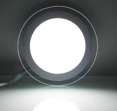 China Glass LED panel light recessed led flat panel light round and square shape for sale