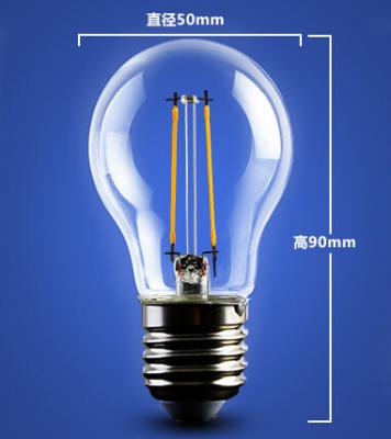 China golden base aluminum plastic C35 A60 E27 E14 Edison RGB COG lamp LED Filament Bulb Light for sale