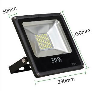 China 30W led reflector led lamp dimmable flood lighting black grey aluminum housing single 110V for sale