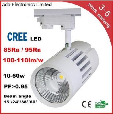 China CREE COB LED Track Light 3 years warranry isolated IC constant driver high PFC CRI lumen for sale