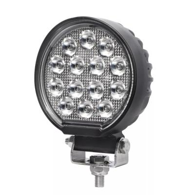 China 48W round bright LED working light Truck engineering vehicle off-road cart working light WranglerUnlimitedJK for sale