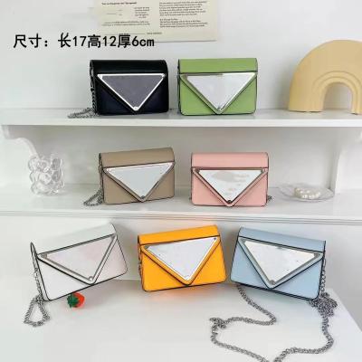 China 2022 fashion style wholesale shoulder bag P brand portable luxury chain high quality bags for women and ladies for sale