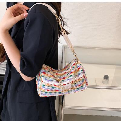 China Popular fashion designer handbags for women luxury brands tending purses braided small bar totes bags for lady fashion handbags for sale