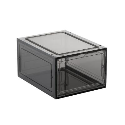 China Hot Sale Cheap Custom Clear Recyclable Sneaker Shoes Case Storage Box Plastic for sale