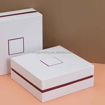 China Custom Recyclable Lid Cardboard Paper Gift Clothes Boxes And Base Box Mug Cup Packaging Box for sale