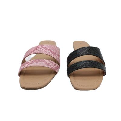 China Fashion trend manufacturers direct selling women's high quality pink platform flat sandals for sale