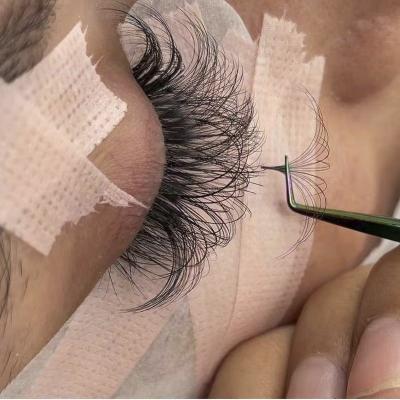 China Natural Long Volume Lash Extensions Easy Fan Volume Whips .05 .07 .10 Eyelash Extensions C D Curl Mega Fast Blooming Volume Lash Pestana for sale